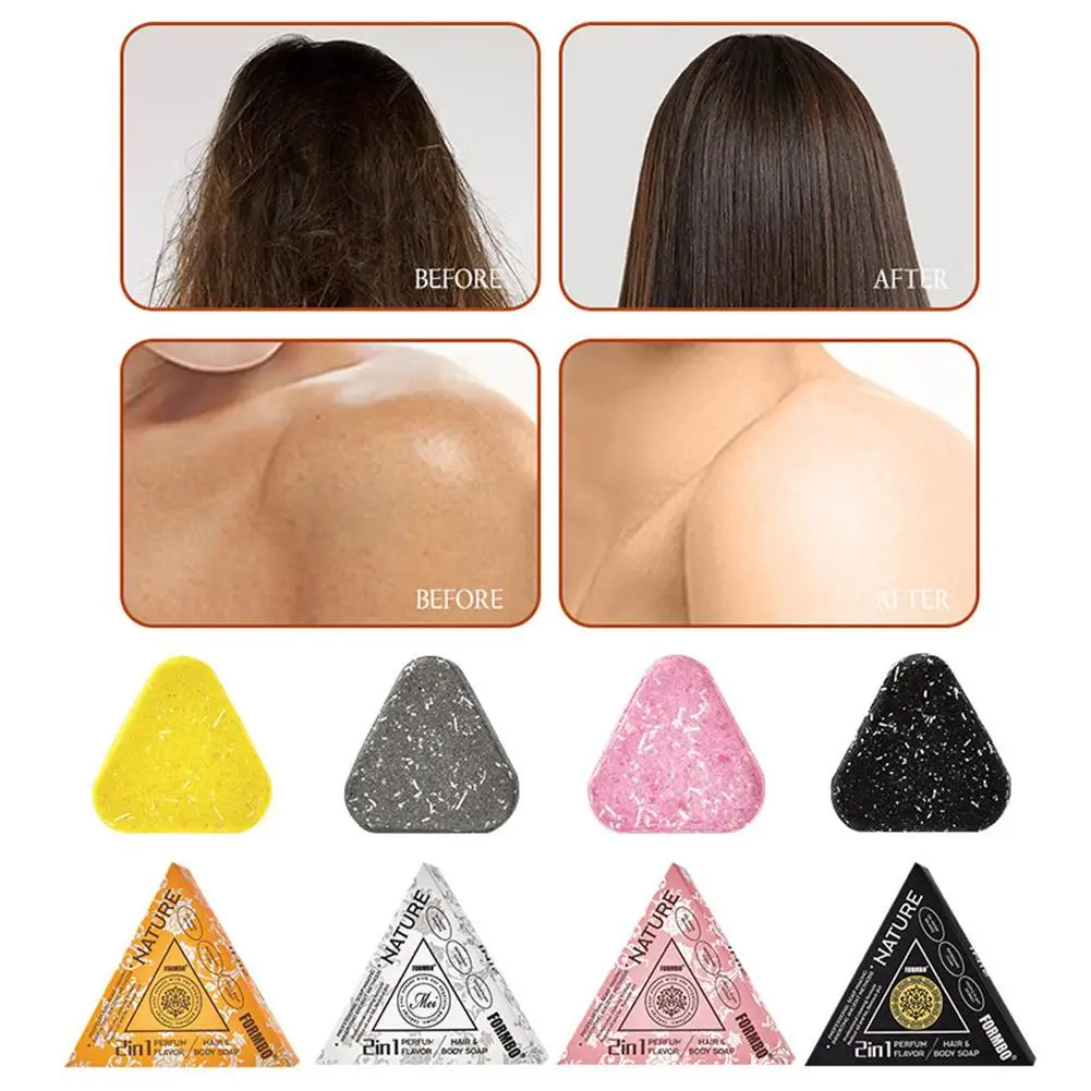 

Herbal 2 In 1 Fragrance Moisturizing Hair Body Soap Root Skincare Treat Natural Loss Scalp Control Oil Hair Strengthens Cle M2D4