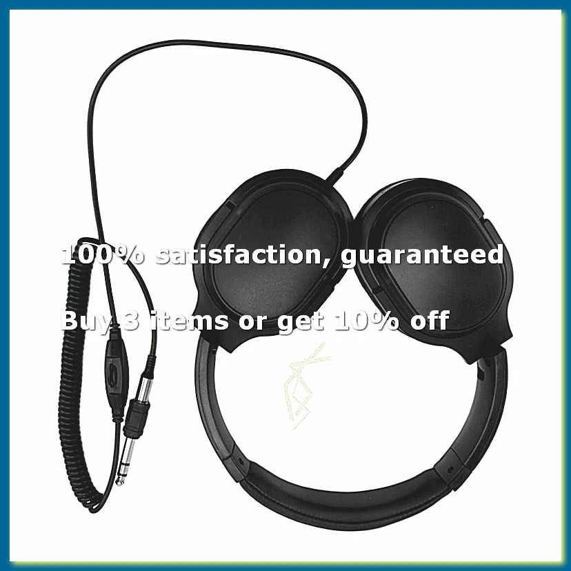 Professional Metal Detector Headset Headphone for -6250 -6350 TX-850 -4030 -6350 -5090 -830 Earphones