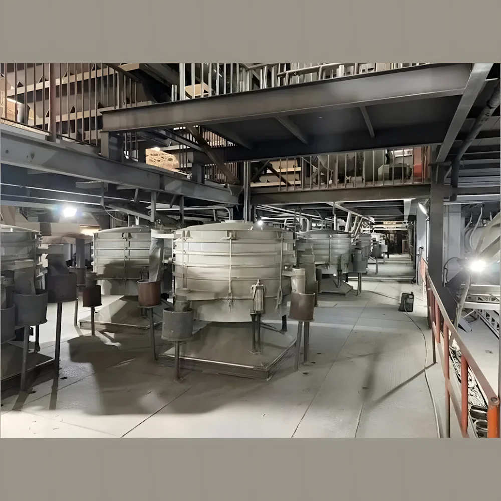 Macchina per il filtro del separatore del setaccio dello schermo vibrante dell'oscillazione circolare fine del calcestruzzo dell'argilla chimica industriale