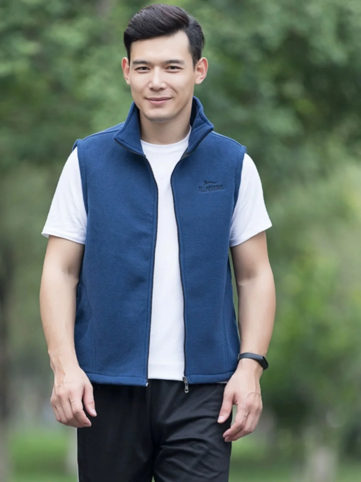 

Men's Fce Lined Vest Warm Trendy Autumn Winter Jaet for Middle-Aged And ly Cotton oulder Pad Vest Dad Sle