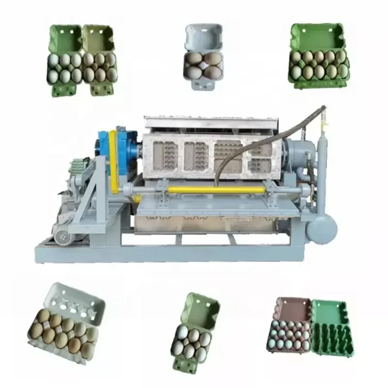 Full Automatic Metallic Dryer Egg Crate Making Machine China Factory Wholesale Egg Tray Plastic Machine 4000pcs/hr