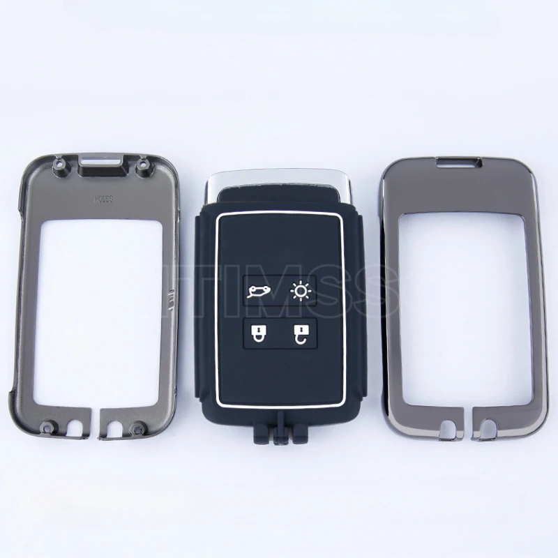 Funda de aleación para llave remota de coche, carcasa para Renault, Koleos, Captur, Megane, Clio, Scenic, Talisman, Arkana, Dacia, Sandero, tarjeta