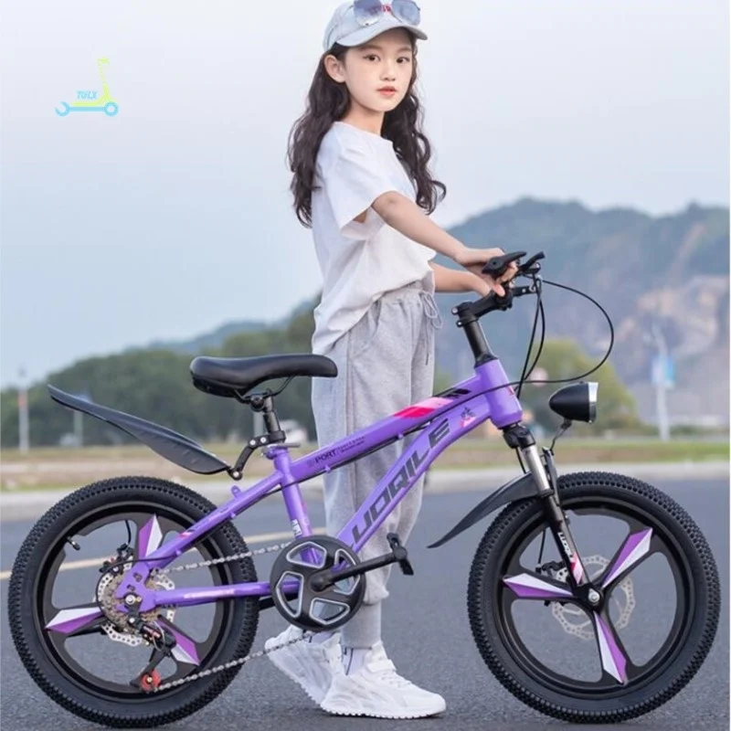 Детский односкоростной/переменный велосипед TULX, 18/20/22 дюйма, средней скорости, горный велосипед, амортизатор дискового тормоза, передняя вилка 2025