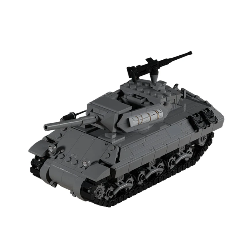 M10 Self-Propelled Anti-Tank Gun Model MOC Building Bricks War Equipment Modular Technology Gifts Holiday Assemble Children Toys
