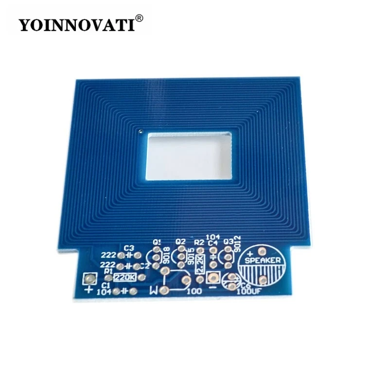 Metal Detector Scanner Unassembled Kit DC 3V-5V Suite Metal Sensor Board Module Electronic DIY Kits PCB Board Buzzer Capacitor