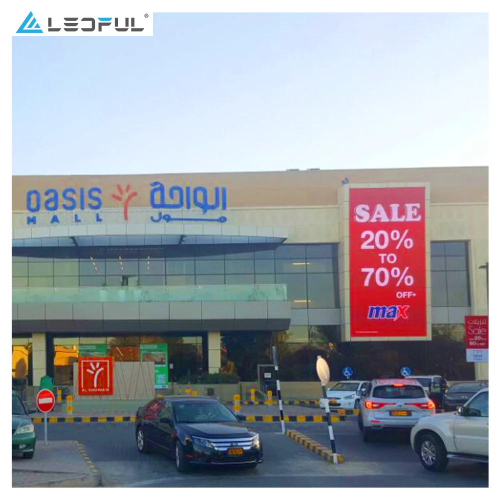 Custom Size Outdoor LED Video Panels Ecran LED Outdoor SMD Full Color Wall Display Large Outdoor Board Sign Billboard