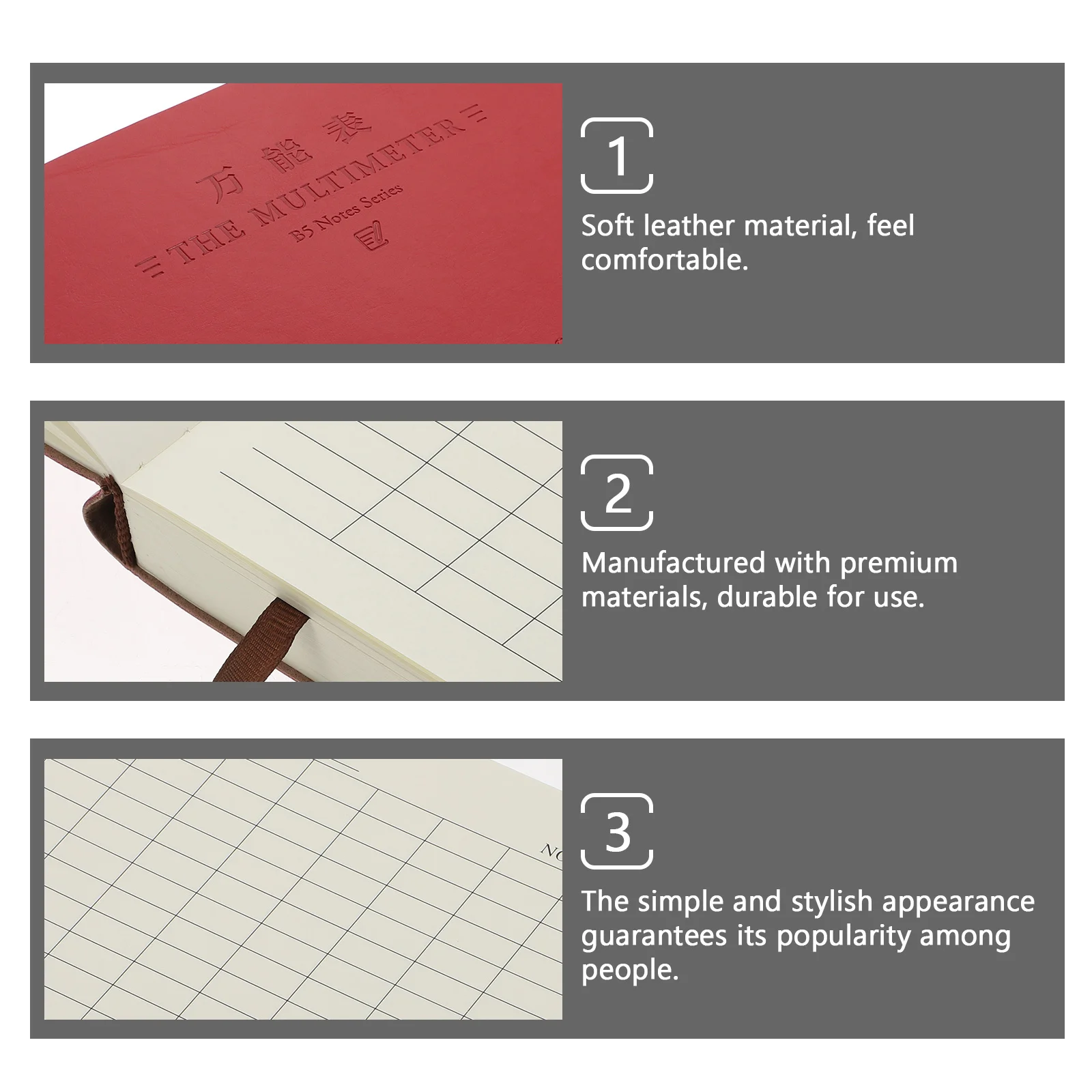 1Pcs Account Book Premium Materials Simple Stylish Form Handbook School Office Use Universal Bookkeeping Practical