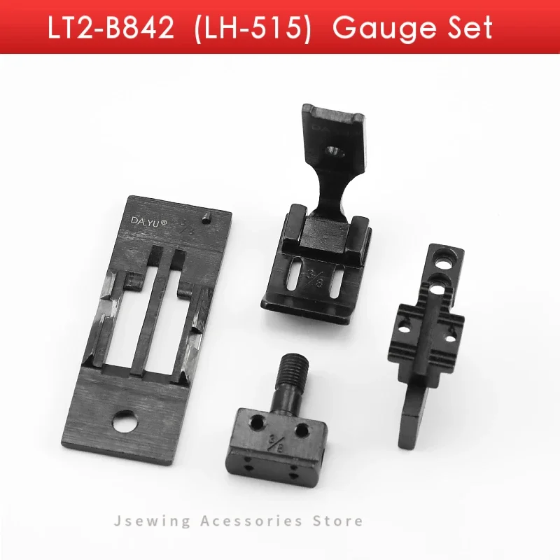 Gauge Set For Brother B842, 872, JUKI 515, Singer 212W, 212G Industrial Double Needle Sewing Machine Parts