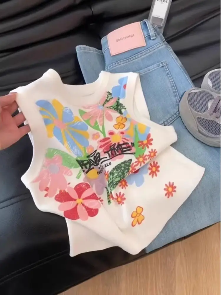 سترة نسائية صيفية مطبوعة من Dopne ملابس خارجية كورية Sle شبابية داخلية للتخسيس