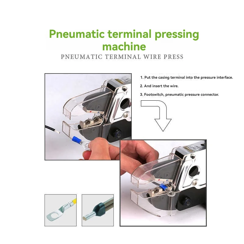 AM-10 Electric Dynamic Crimping Machine Cold Pressing Automatic Terminal Machine Crimping Machine Crimping Pliers