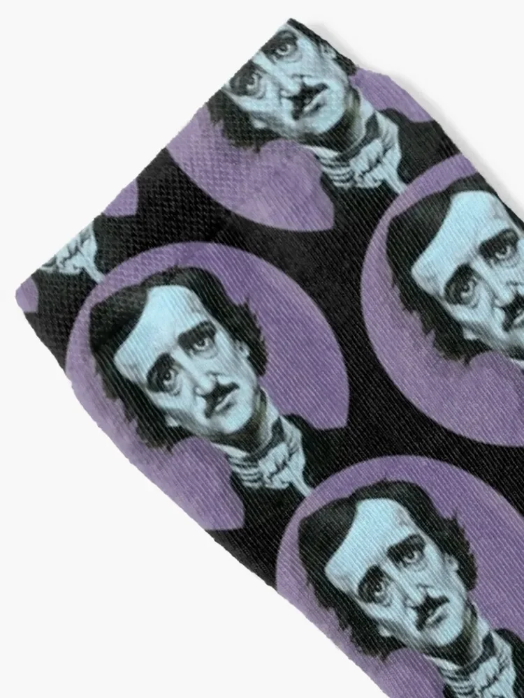 Edgar Allan Poe Socks cartoon gifts cute Man Socks Women's