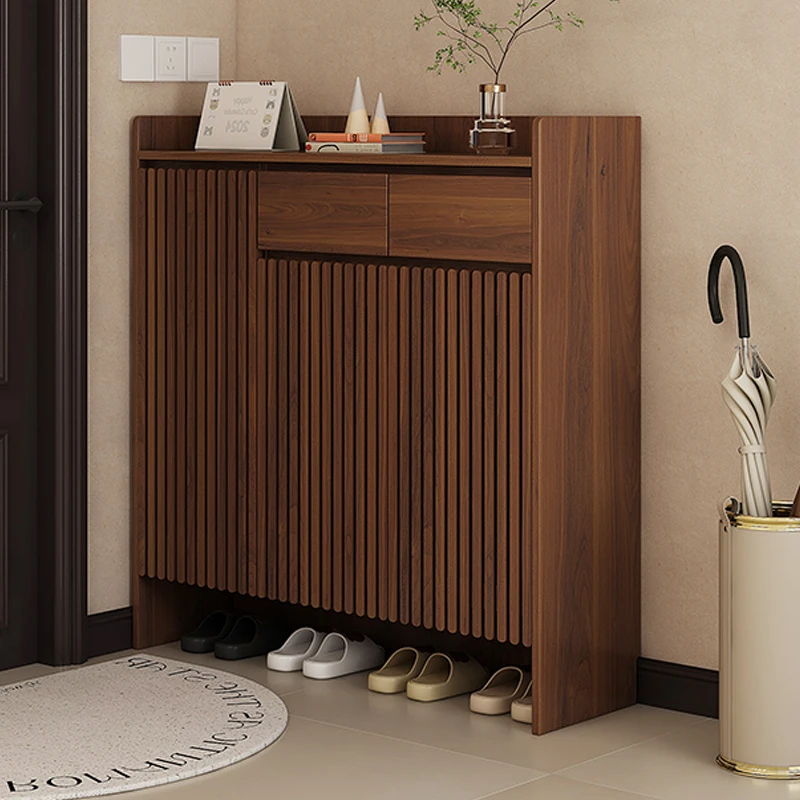 

Design Men Shoe Rack Storage Ventilate High-capacity Shoe Rack Wooden Corridor Recibidor Mueble Entrada Cabinet Furniture