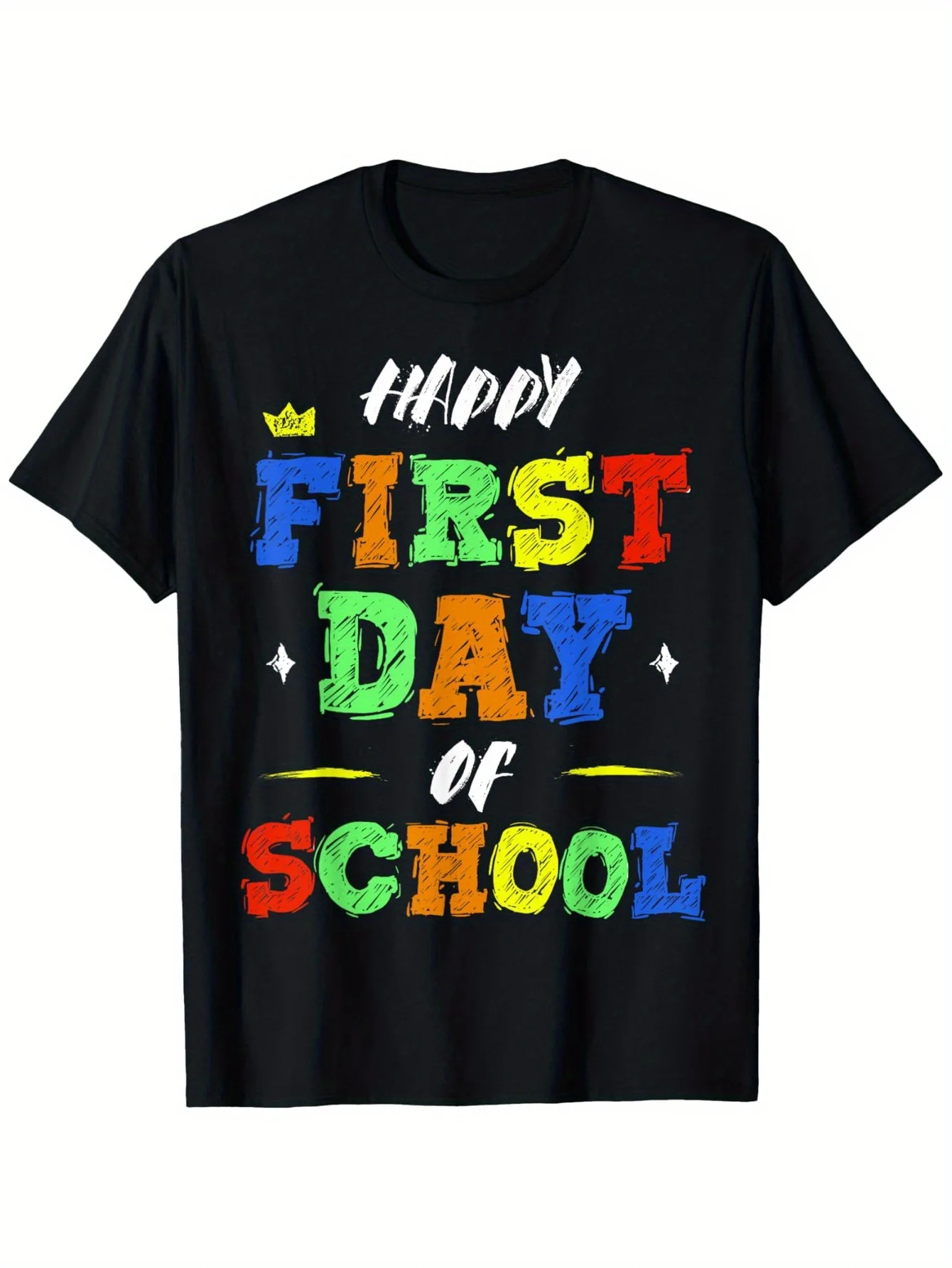 

Футболка для первого дня школы, подарок учителю, подходит для повседневной носки, праздничная одежда, спортивная одежда, черная мужская одежда.