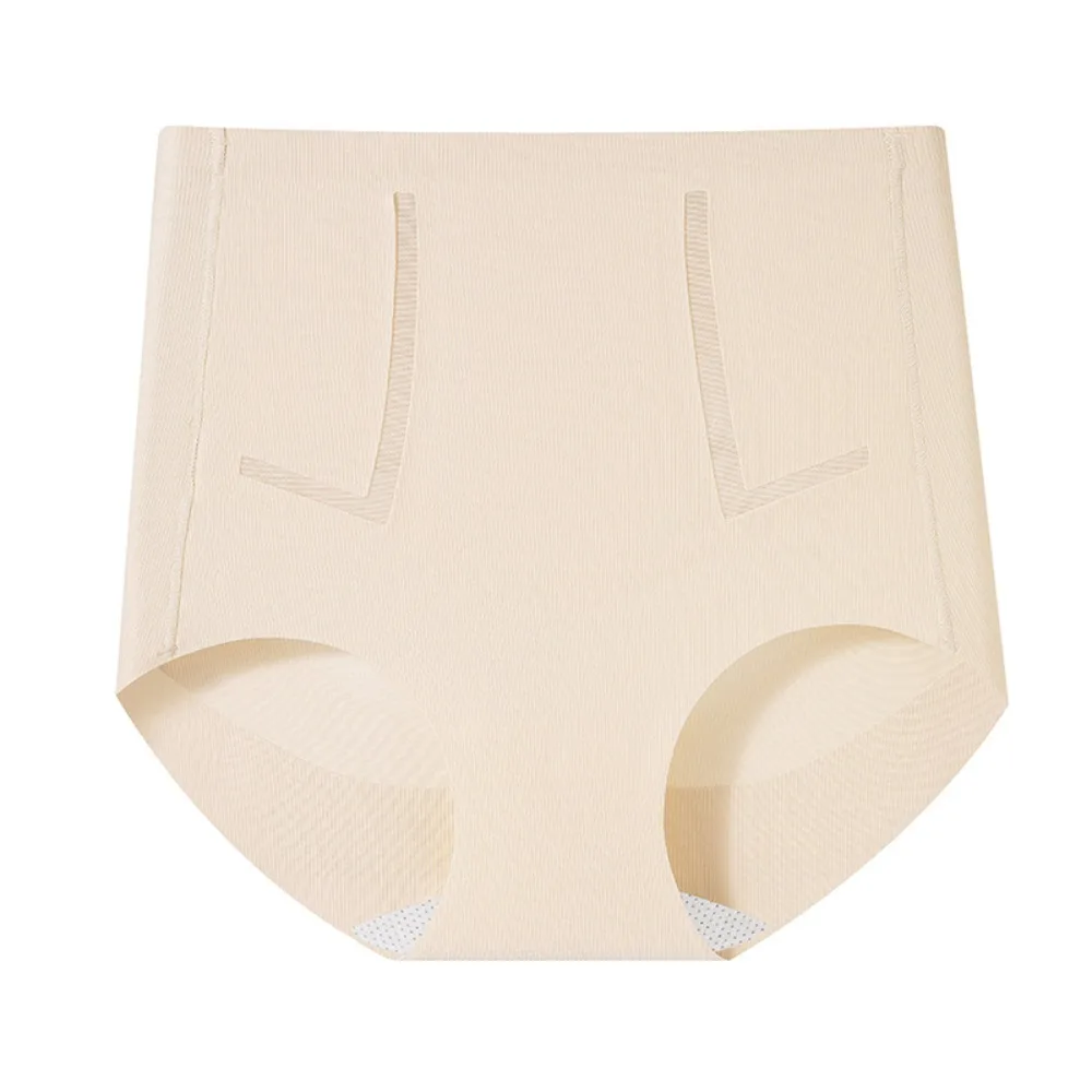

Ice Silk Shapewear Panties Women High Waist Tummy Control Postpartum Body Shapers Invisible Briefs Seamless Underwear Daily