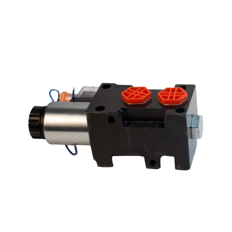 Hydraulic 6-port solenoid diverter/select valve 1-spool 13 GPM 24V DC HSV6-A-1-24DL