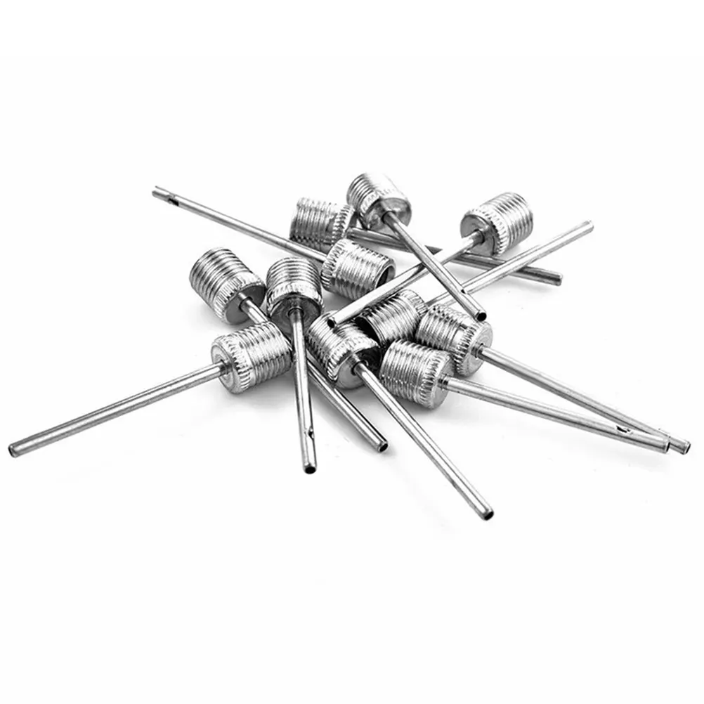 

50PCS Durable Metallic Pump Needles for Basketball Soccer Volleyball Inflatable Sports Balls Needle Balloon Valve