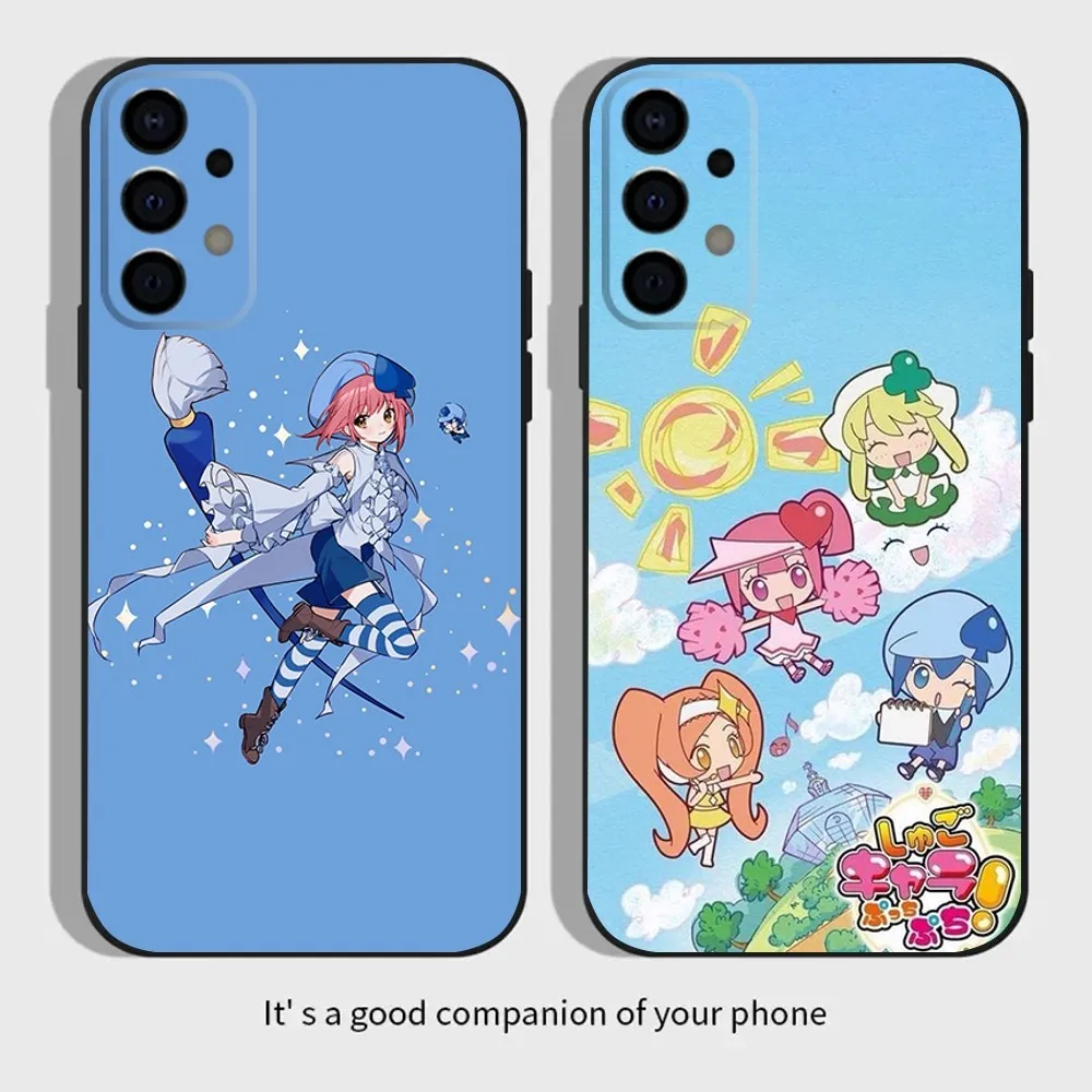 Shugo Chara Anime Phone Case For Samsung Galaxy A13,A21s,A22,A31,A32,A52,A53,A71,A80,A91 Soft Black Cover