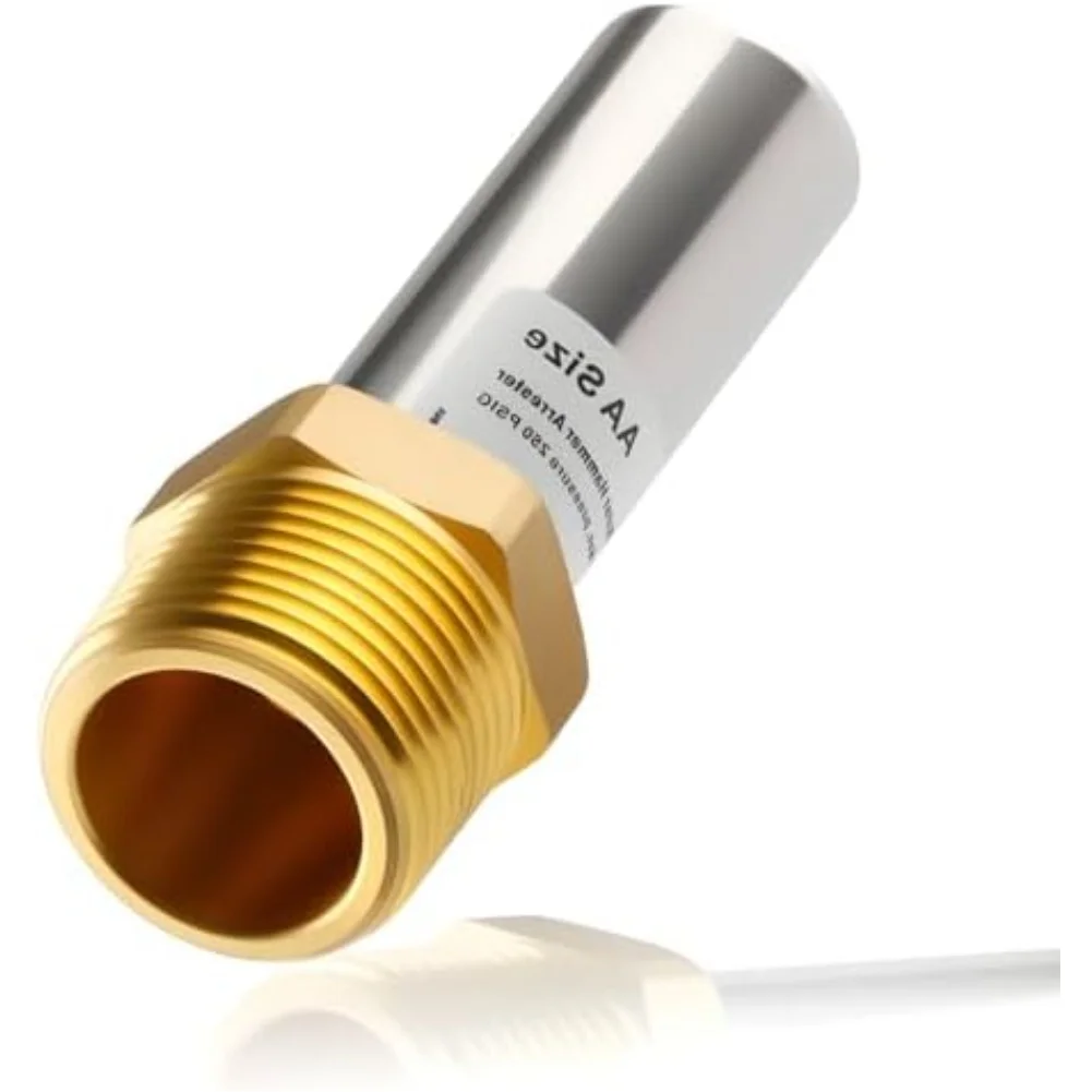 

1/2 NPT Water Hammer Arrestor Noise Eliminator For Plumbing Systems Kitchens Bathrooms Garden Sprinkler Installations 1/2pcs