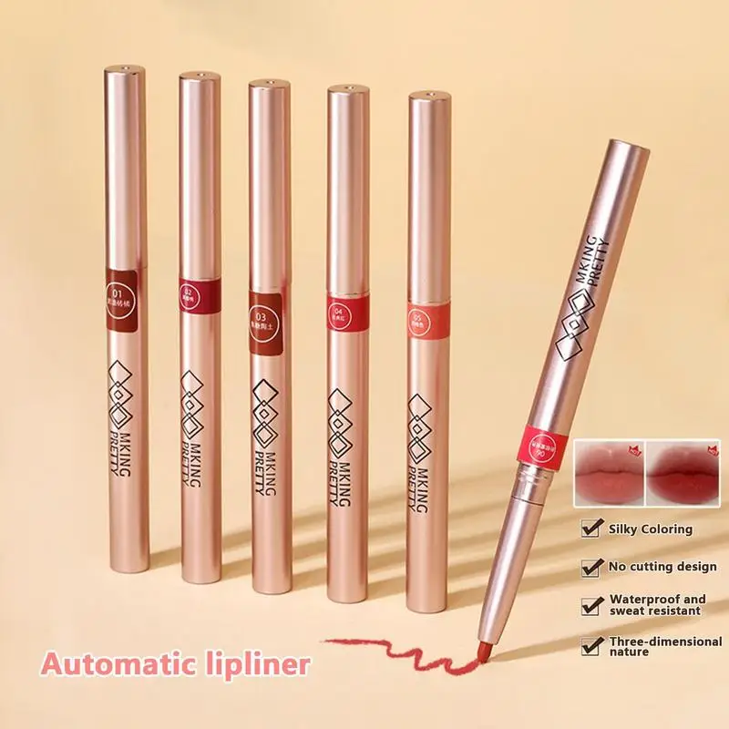 New Lip Liner Pencil Matte Nude Contour Lipliner Pencil rossetto Waterproof Long Lasting Lipstick Pen cosmetici colorati per labbra