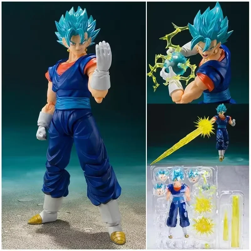 New Dragon Ball Super Vegito Blue Action Figure Vegetto S.H.Figuarts Shf Super Saiyan God Pvc Anime Model Decoration Gifts Toy