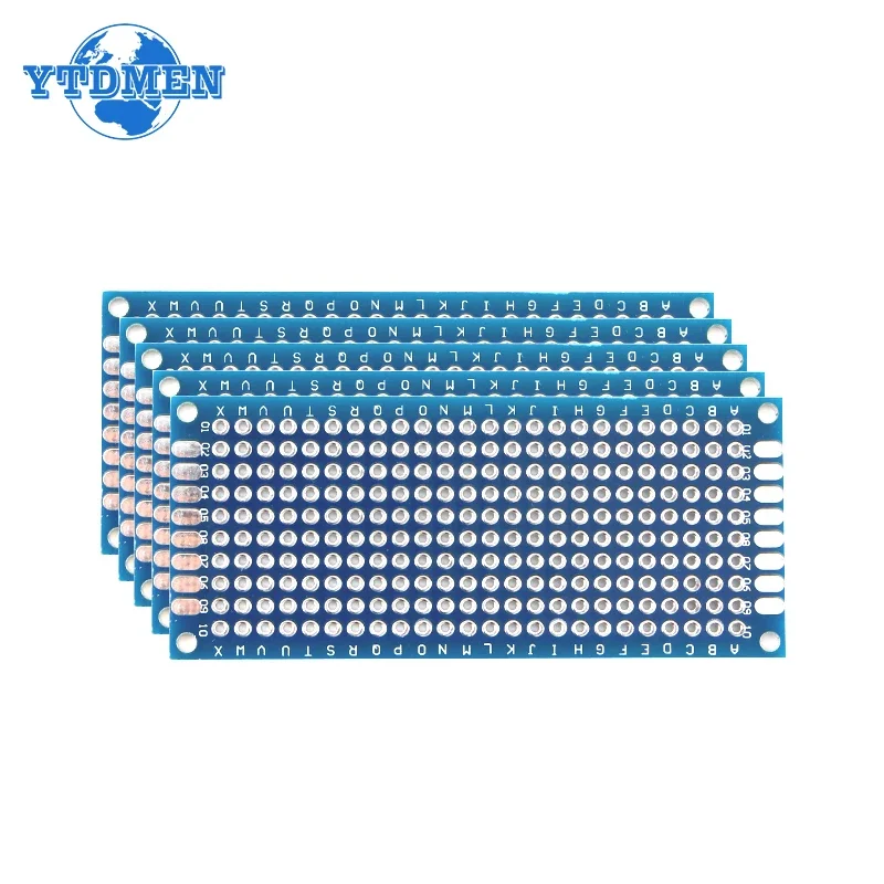 10PCS 3x7cm PCB Protoboard Elektronische Boards Universal Leiterplatte 3*7cm Doppel Seite Prototyp PCB Board für Arduino