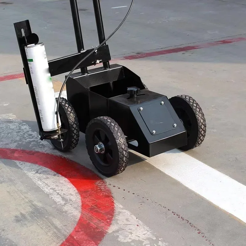 portable Painted road machine court community school parking space track runway line drawing warehouse workshop lined cart