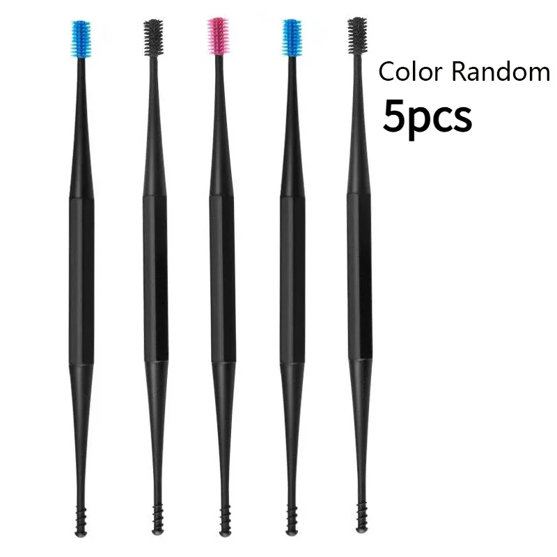 5pc Weiche Silikon Ohr Pick Earpick Ohr Wachs Kürette Entferner Ohr Reiniger Löffel Spirale Ohr Sauber Werkzeug – Detail 2