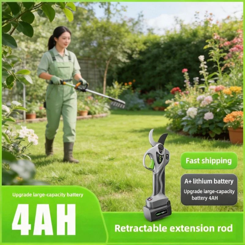 

Lithium Powered Electric Scissors Rechargeable Pruning Shears for Garden Use High Efficiency Durable Portable Lightweight