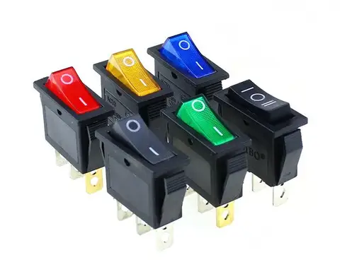 KCD3 로커 스위치 ON-OFF 2 위치 3 핀 전원 스위치가있는 전기 장비 16A 250VAC/ 20A 125VAC KCD3 로커 스위치 ON-OFF 2 위치 3 핀 전원 스위치가있는 전기 장비 16A 250VAC/ 20A 125VAC