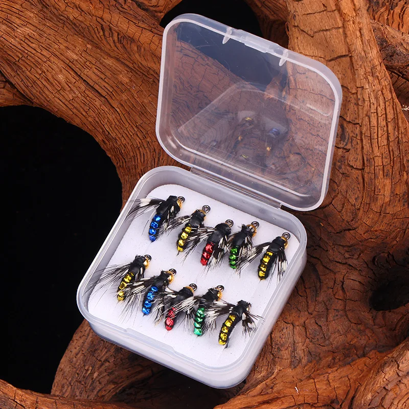 Fly Lure Bait Fly Hook Combination Fly Fishing Flies Different Style Insects Salmon Trout Single Dry Fly Fishing Lures Fishing T