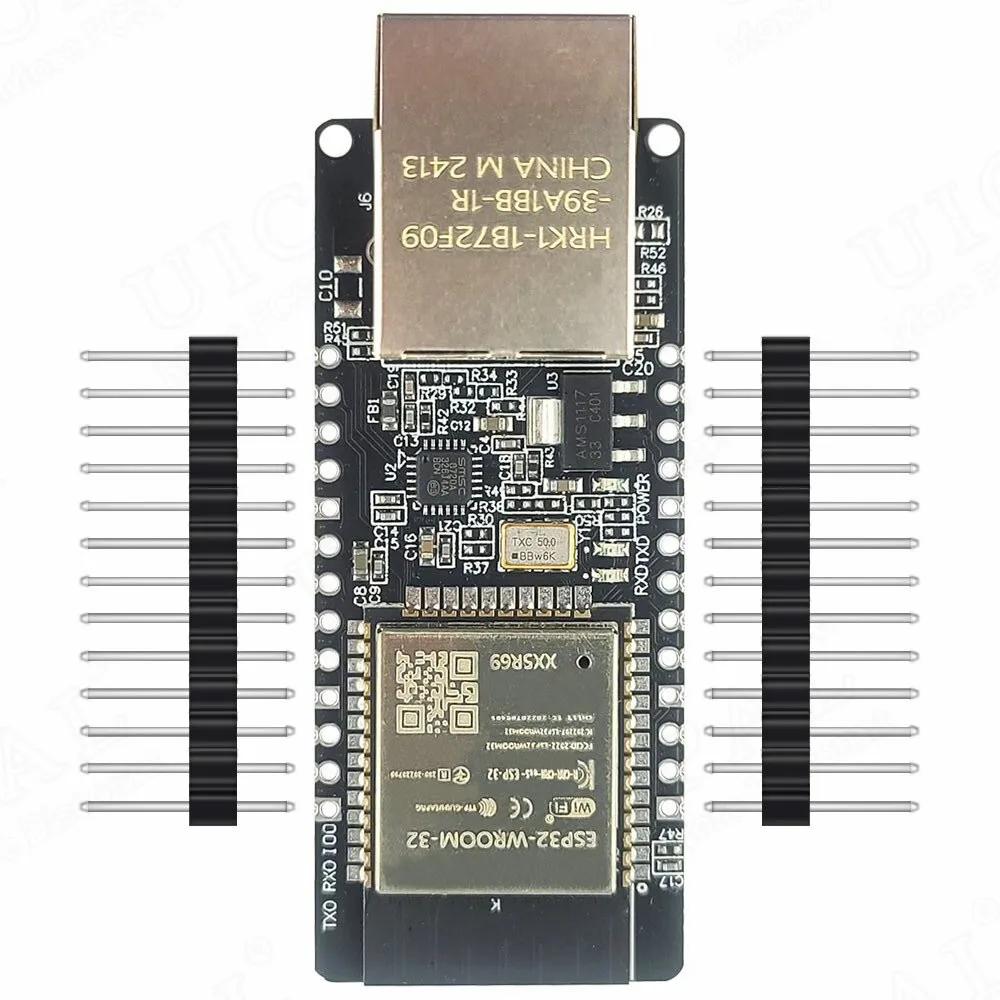 Imagem -02 - Serial sem Fio para Módulo de Transmissão Ethernet Incorporado Esp32 Wifi bt Esp32-wroom32 Wt32-eth01