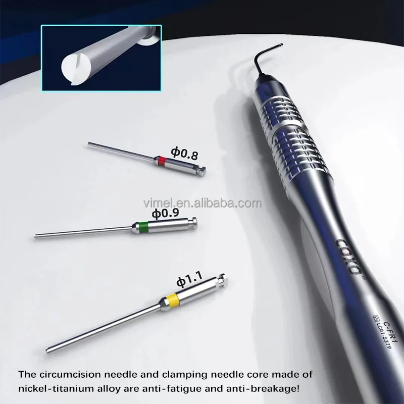 C-FR1 Dental Endo File Removal System With 3 Tips Stainless Steel Box Dental Equipment
