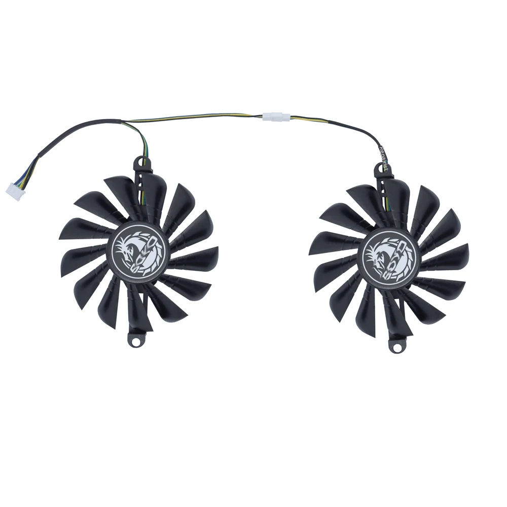 

Graphics Cooler GPU Video Card Fan For SOYO RX 580 2048sp 8GB,For Soyo RX590 590 8G,2Pcs/Set,GFY09010E12SPA,Replace HP9015B