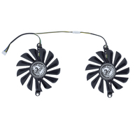 Graphics Cooler GPU Video Card Fan For SOYO RX 580 2048sp 8GB,For Soyo RX590 590 8G,2Pcs/Set,GFY09010E12SPA,Replace HP9015B