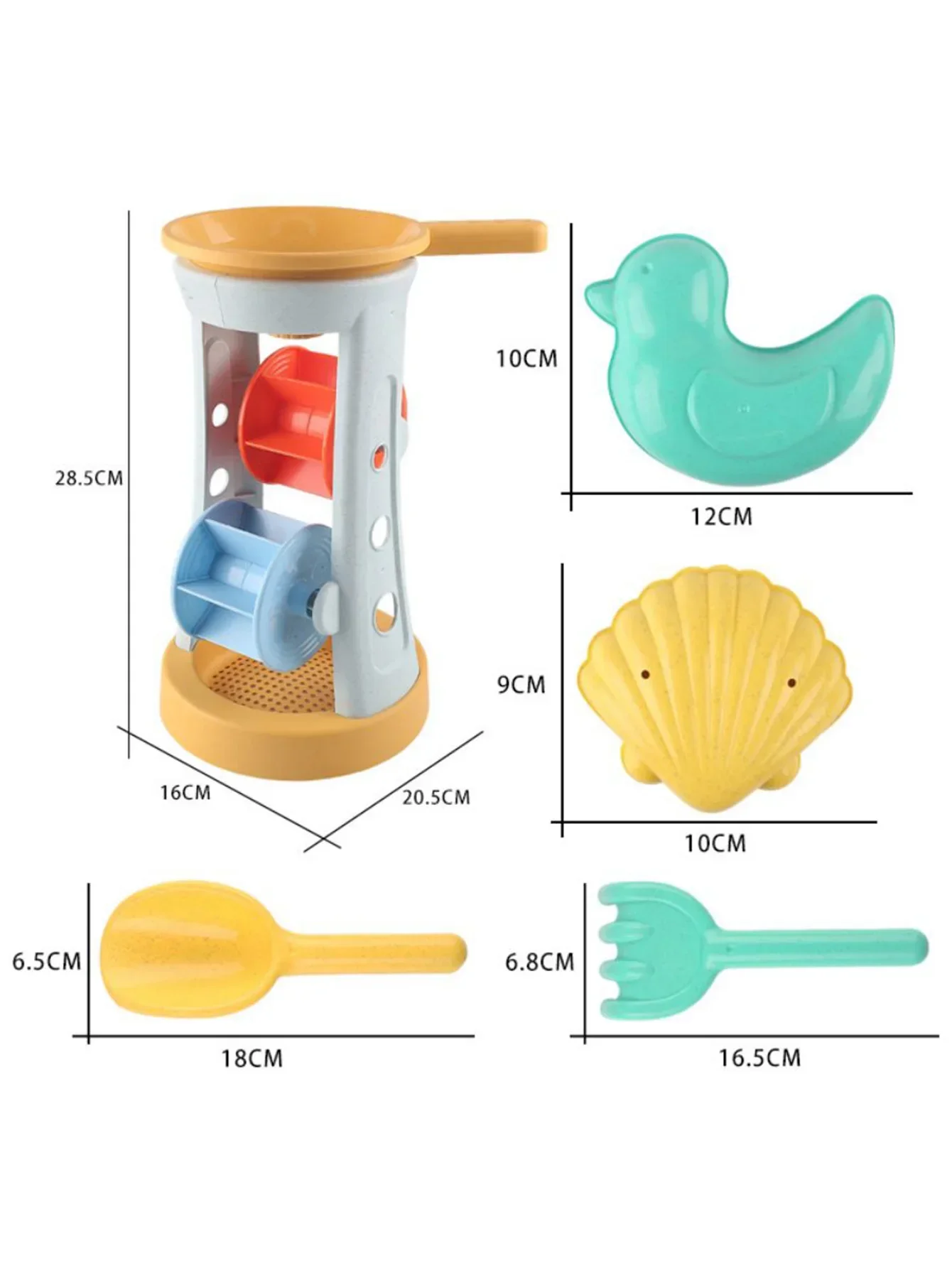 Kinder Bulldozer Stroh Strand Spielzeug Engineering Auto Bagger Weizen Stroh Bagger Werkzeug Splash Strand Schaufel