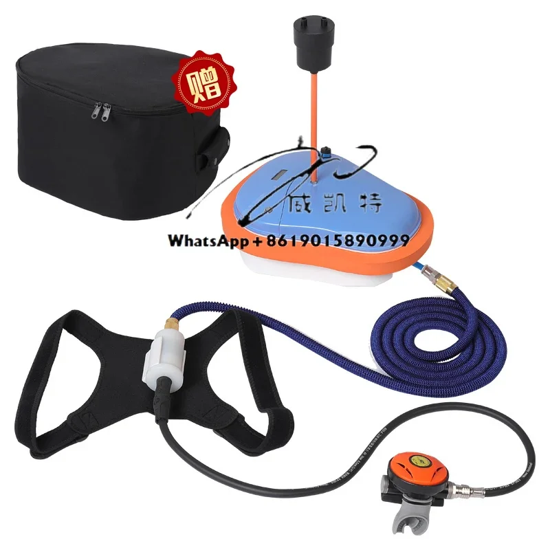 Portable Airline Approved Scuba Diving Ventilator Tankless Scuba Diving System Waterproof Diving Equipment Rechargeable for Fun