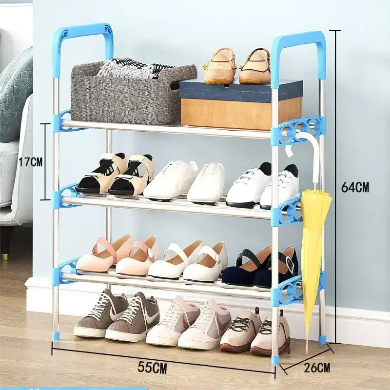 

Hot Selling Simple Assembly Stainless Steel Shoe Rack UL3024