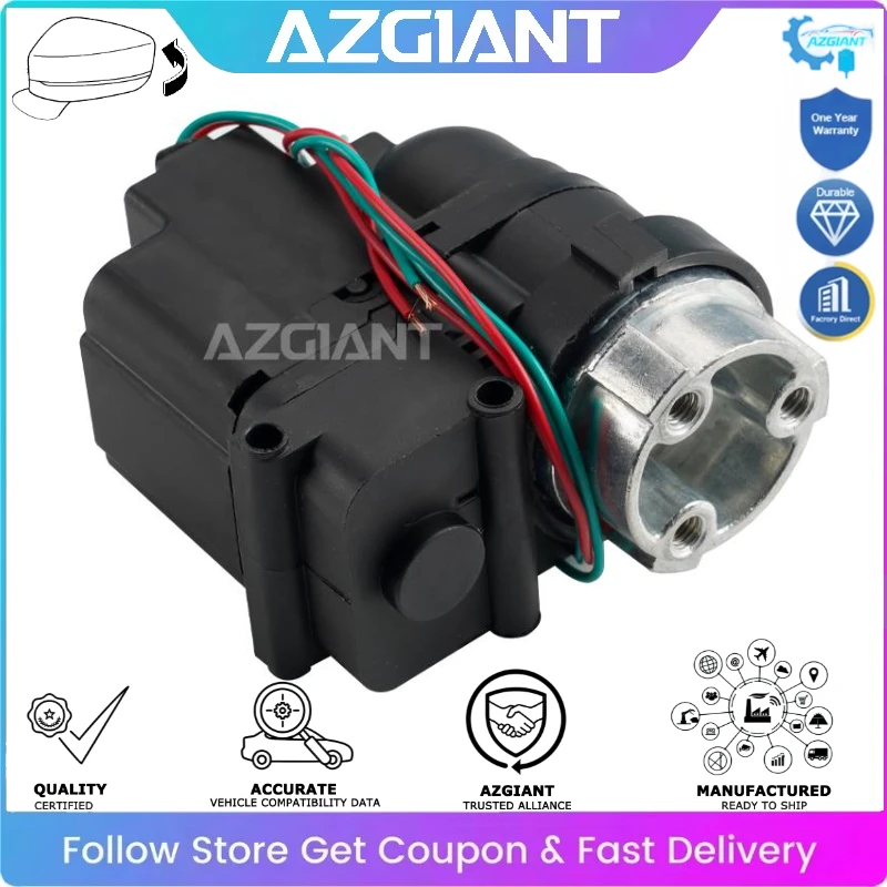 

AZGIANT Left Right Sideview Mirror Power Folding Motor for Hyundai Accent Elantra Solaris Veracruz Replacement Brand New