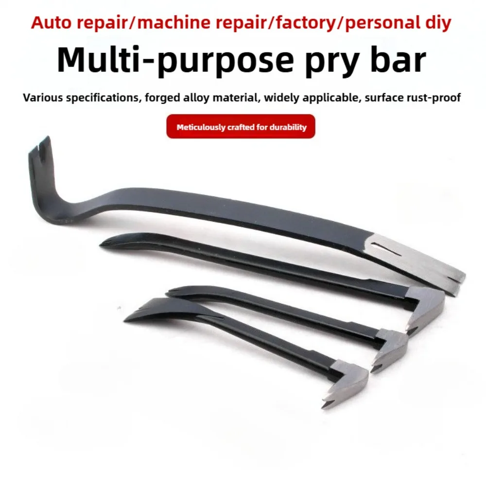 

Heavy Duty Nail Puller Crow Bar 12 Inch Carbon Steel Pry Bar for Remolding Woodworking and Household Use