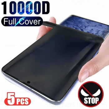 5 adet Anti casus hidrojel Film ekran koruyucu Samsung Galaxy S20 S21 S22 S23 S24 Ultra FE S24 artı not 10 20 Ultra S10 S9 S8