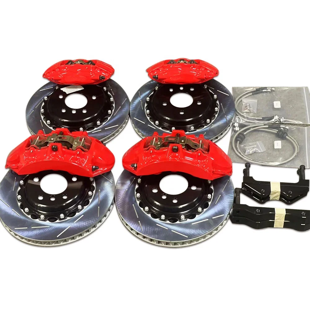 

Big Brake Kit RED 6/4 Piston Calipers 2 PC Rotors for WRXcustom