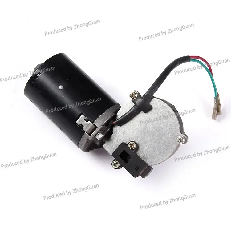 Supply Garage Door DC Geared Motor, Eight-character Door Motor Worm Gear Copper Gear Motor