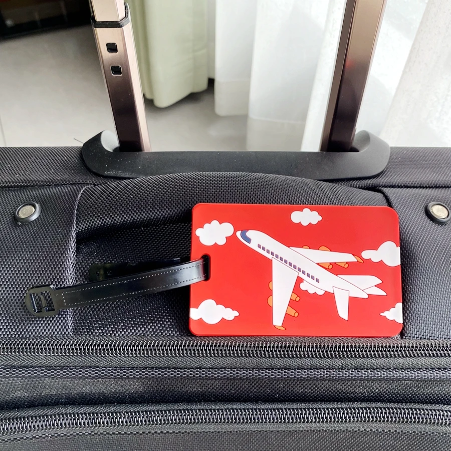 1pc/3pcs PVC luggage tag, travel luggage name tag, travel suitcase, travel airport, station luggage backpack, boarding tag, hang