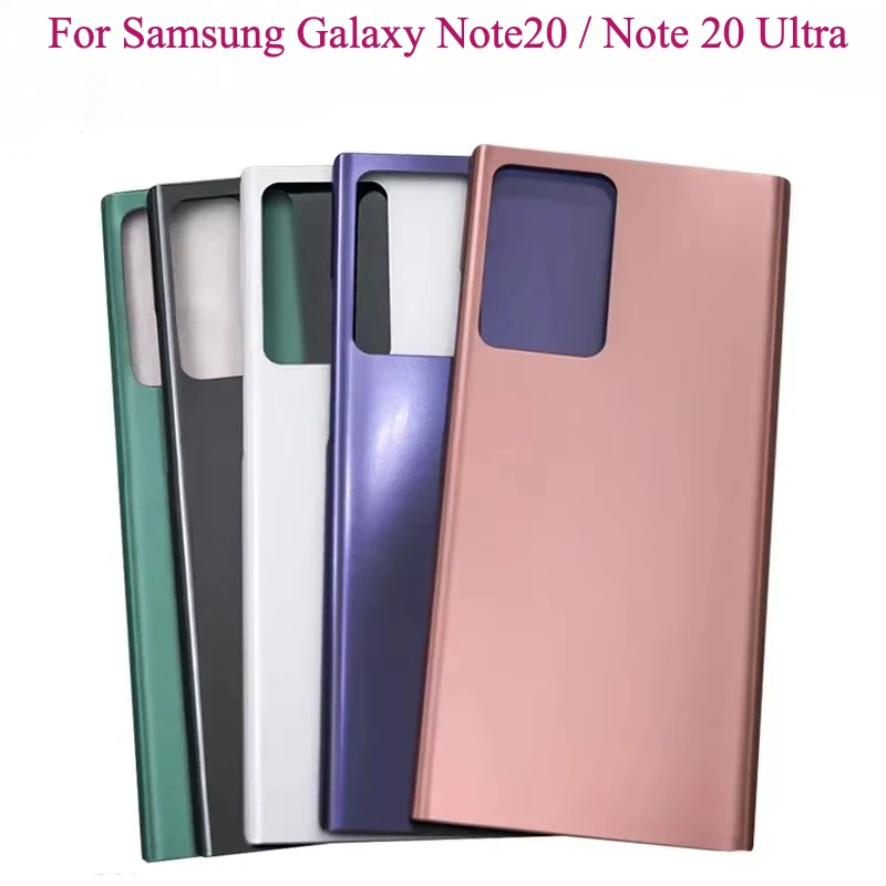 New For Samsung Galaxy Note20 / Note 20 Ultra N980 Battery Back Cover Glass Panel Rear Door Glass Housing Case Adhesive Replace image 2