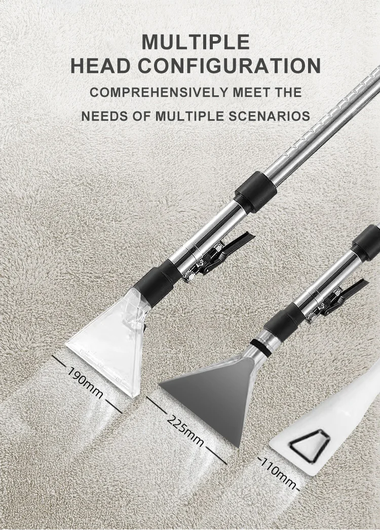 Attrezzature per la pulizia Sala da costruzione a secco Aspirapolvere Vernici Estrattore di tappeti Macchina per la pulizia di tappeti commerciale 110v 220v