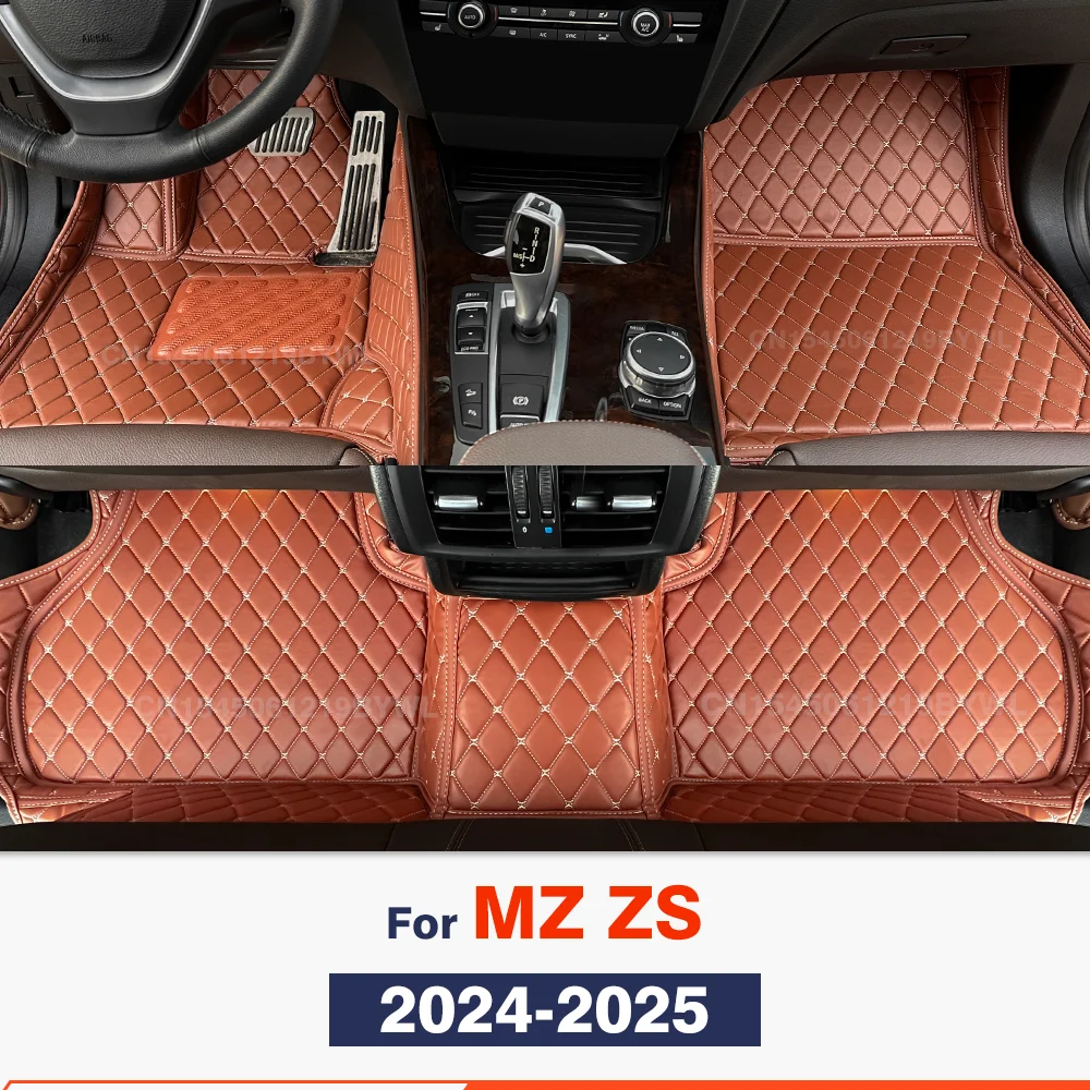 

For MZ ZS 2024 2025 Custom Car Floor Mats Automobile Carpet Cover Interior Details Accessories Protective Pad Parts