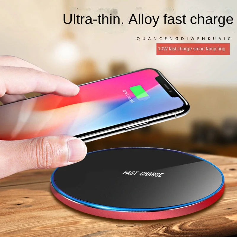 10W Fast Wireless Charger สำหรับ Samsung Galaxy S10 S9 S8หมายเหตุ9 USB Qi Charging Pad สำหรับ iPhone 11 pro XS Max XR X 8 Plus 12