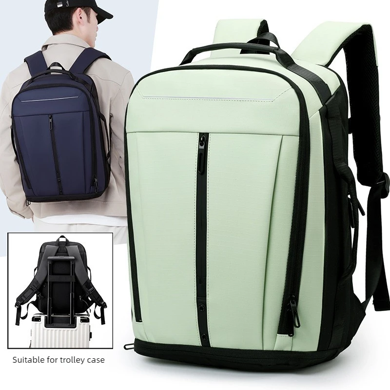 New Model Business Men's Computer Bag - Waterproof Strap Shoe Compartment Outdoor Travel Bag - Large Capacity Double ShoulderBag