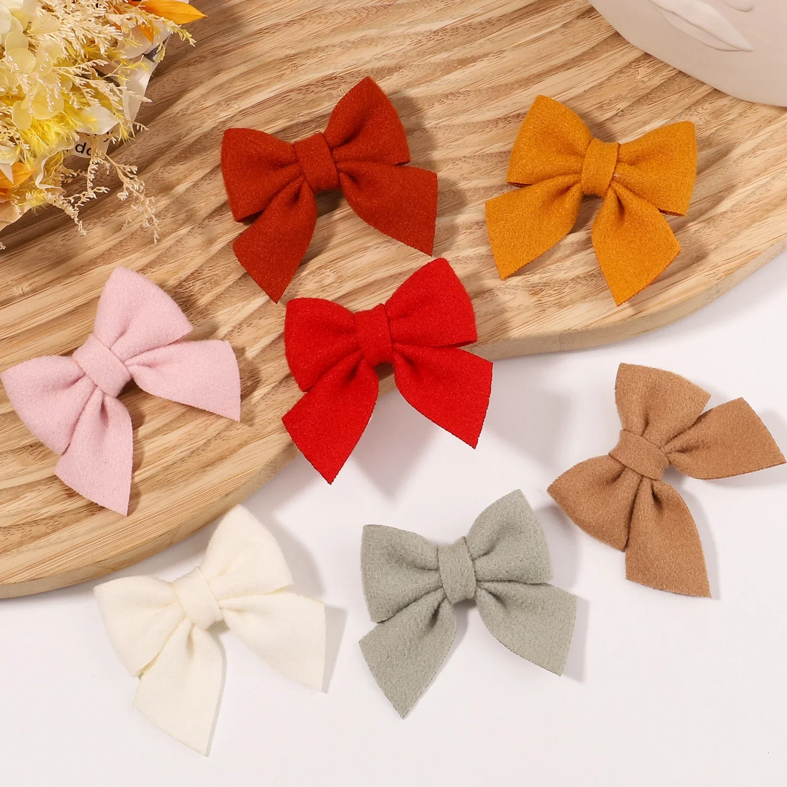 New Bow Headgear Sweet Little Girl Decorative Hair for girls Summer Kids Net Red Clips Baby Hairpins Children Hair Accessories