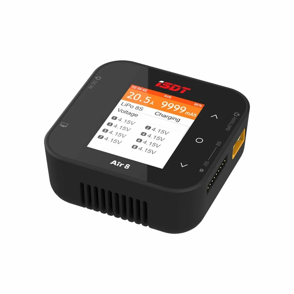 Air8 BattAir 500W 20A High Power Battery Balance Charger Discharger  Connection for LiFe Li-ion LiPo ULiHV NiMH Pb Battery